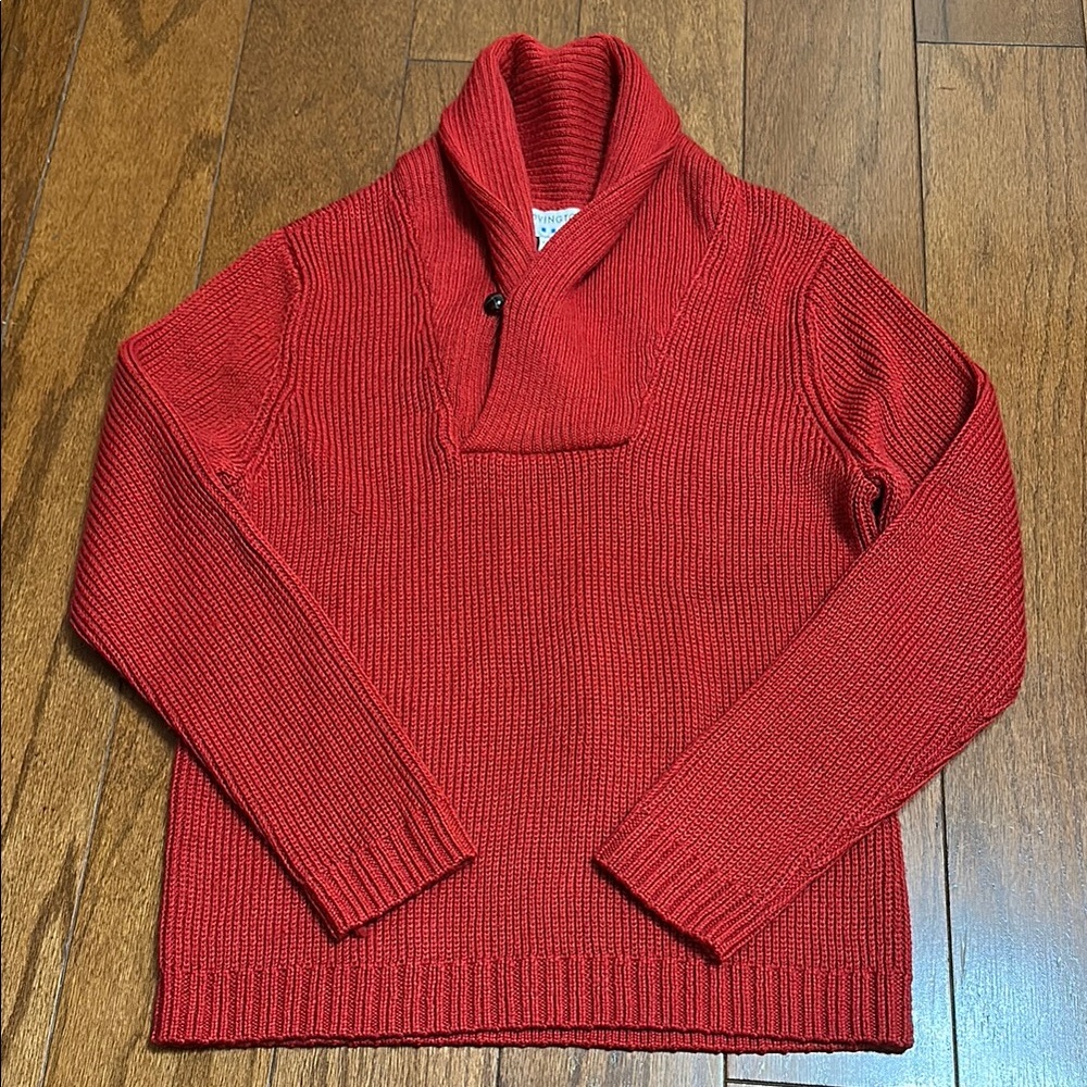 Covington men’s Red Shawl Collar Sweater